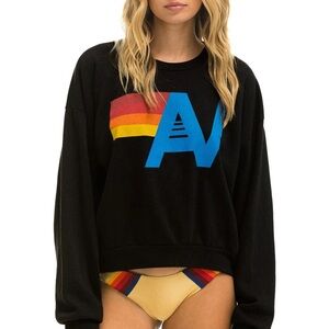 Aviator nation relaxed fit crewneck